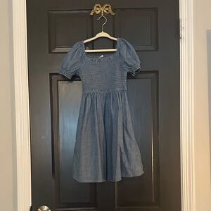 Crewcuts Denim Blue Casual Kids Dress